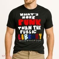 Whats More Punk Than The Public Library Cooling Performance Crew T-Shirt thumb 2
