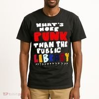 Whats More Punk Than The Public Library Tall T-Shirt thumb 2