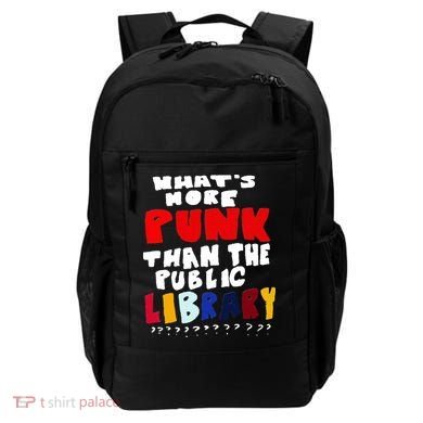 Whats More Punk Than The Public Library Backpack