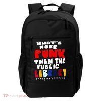 Whats More Punk Than The Public Library Backpack thumb 0