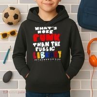Whats More Punk Than The Public Library Kids Hoodie thumb 2