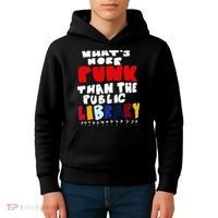 Whats More Punk Than The Public Library Kids Hoodie thumb 4
