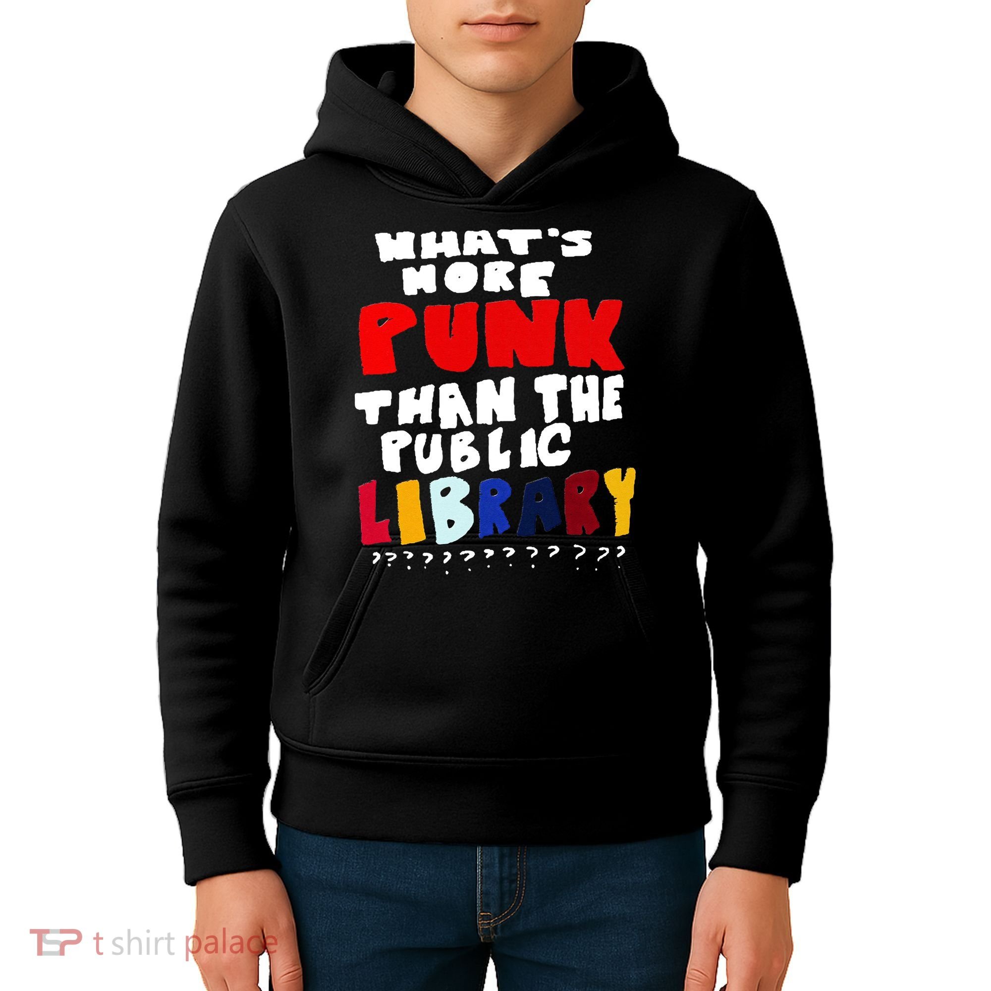 Whats More Punk Than The Public Library Kids Hoodie