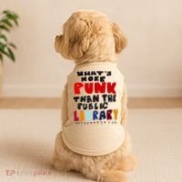 Whats More Punk Than The Public Library Doggie Tank thumb 2