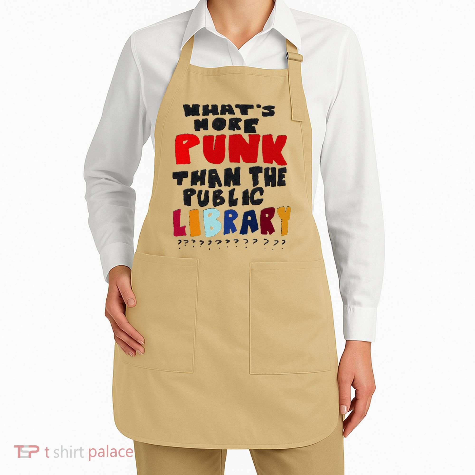Whats More Punk Than The Public Library Apron