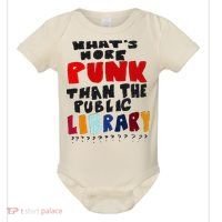 Whats More Punk Than The Public Library Baby Bodysuit thumb 0