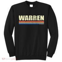 Warren Michigan Retro Style 1980's Logo Sweatshirt thumb 0