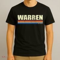 Warren Michigan Retro Style 1980's Logo T-Shirt thumb 3