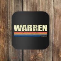 Warren Michigan Retro Style 1980's Logo Coaster thumb 0