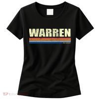 Warren Michigan Retro Style 1980's Logo Women's T-Shirt thumb 0