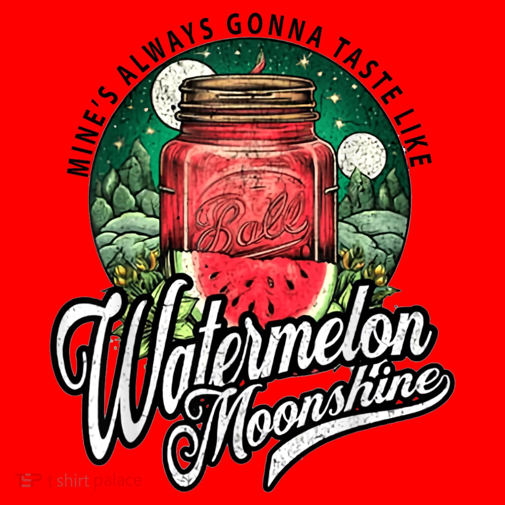 Watermelon Moonshine Retro Country Music Santa Hat