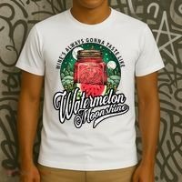 Watermelon Moonshine Retro Country Music T-Shirt thumb 3