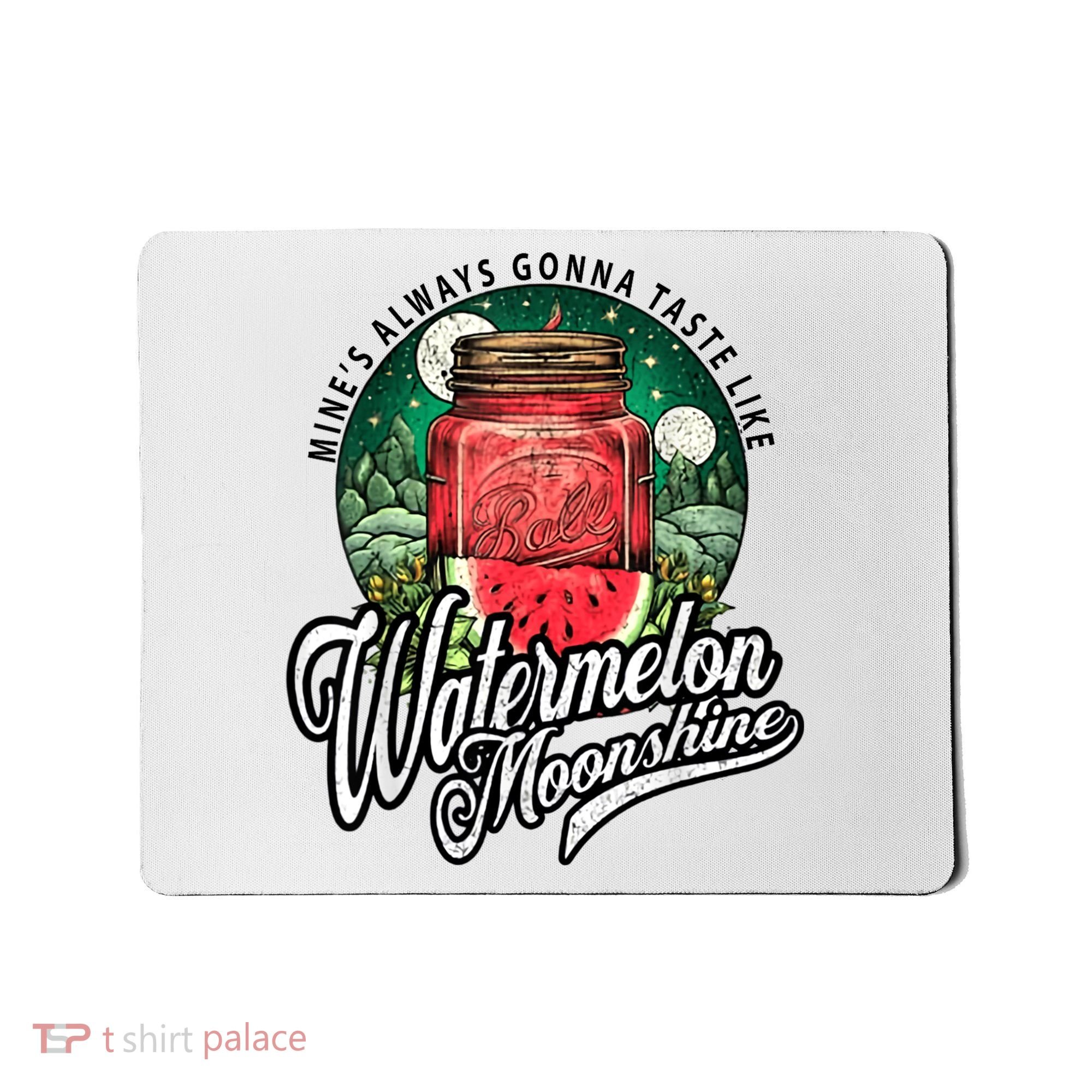 Watermelon Moonshine Retro Country Music Mousepad