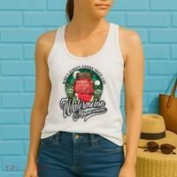 Watermelon Moonshine Retro Country Music Women's Tank Top thumb 2