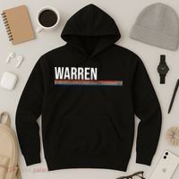 Warren Michigan Retro Logo Hoodie thumb 3