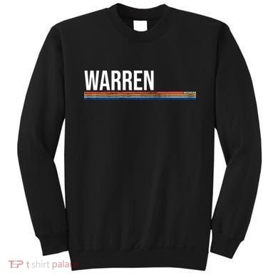 Warren Michigan Retro Logo Sweatshirt
