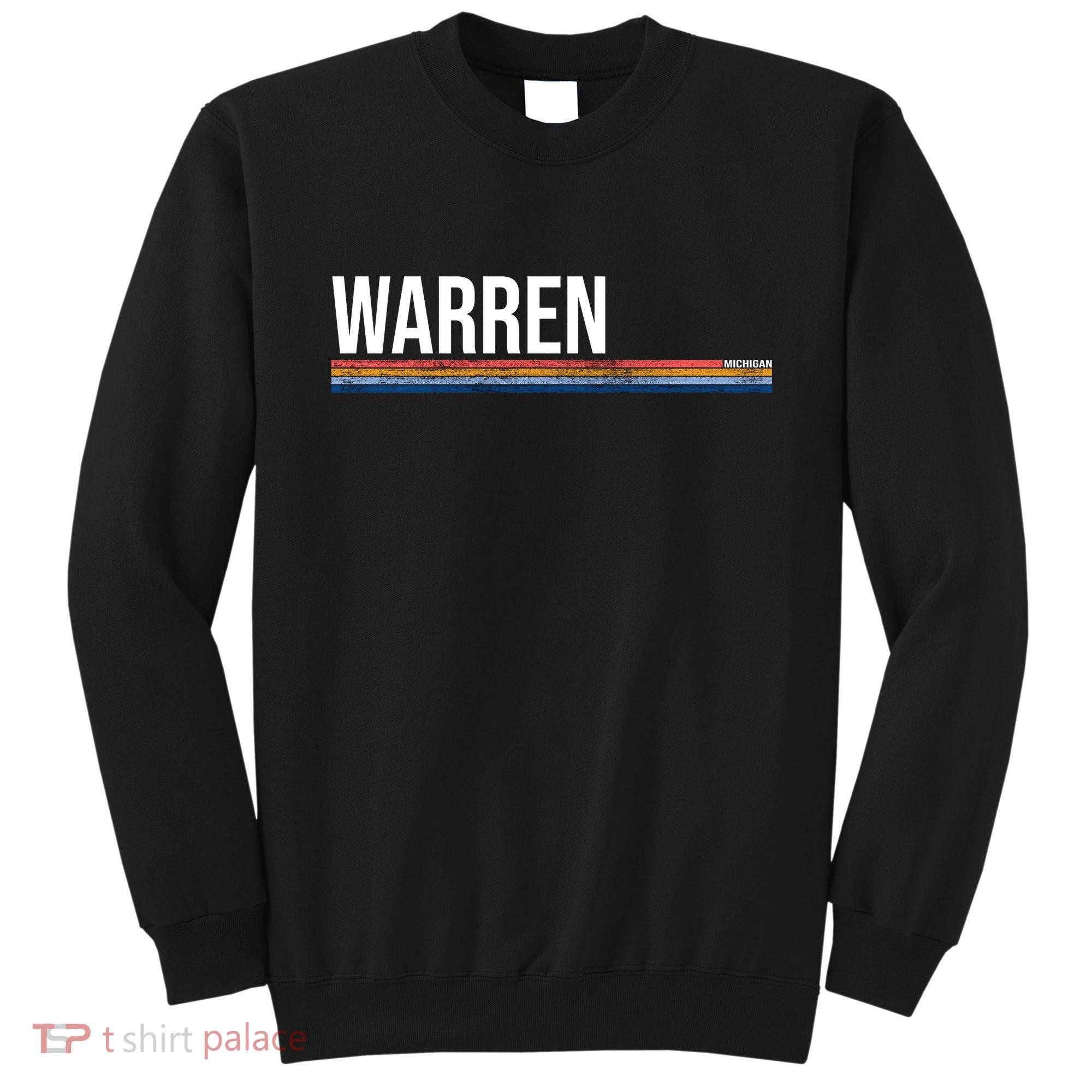 Warren Michigan Retro Logo Sweatshirt