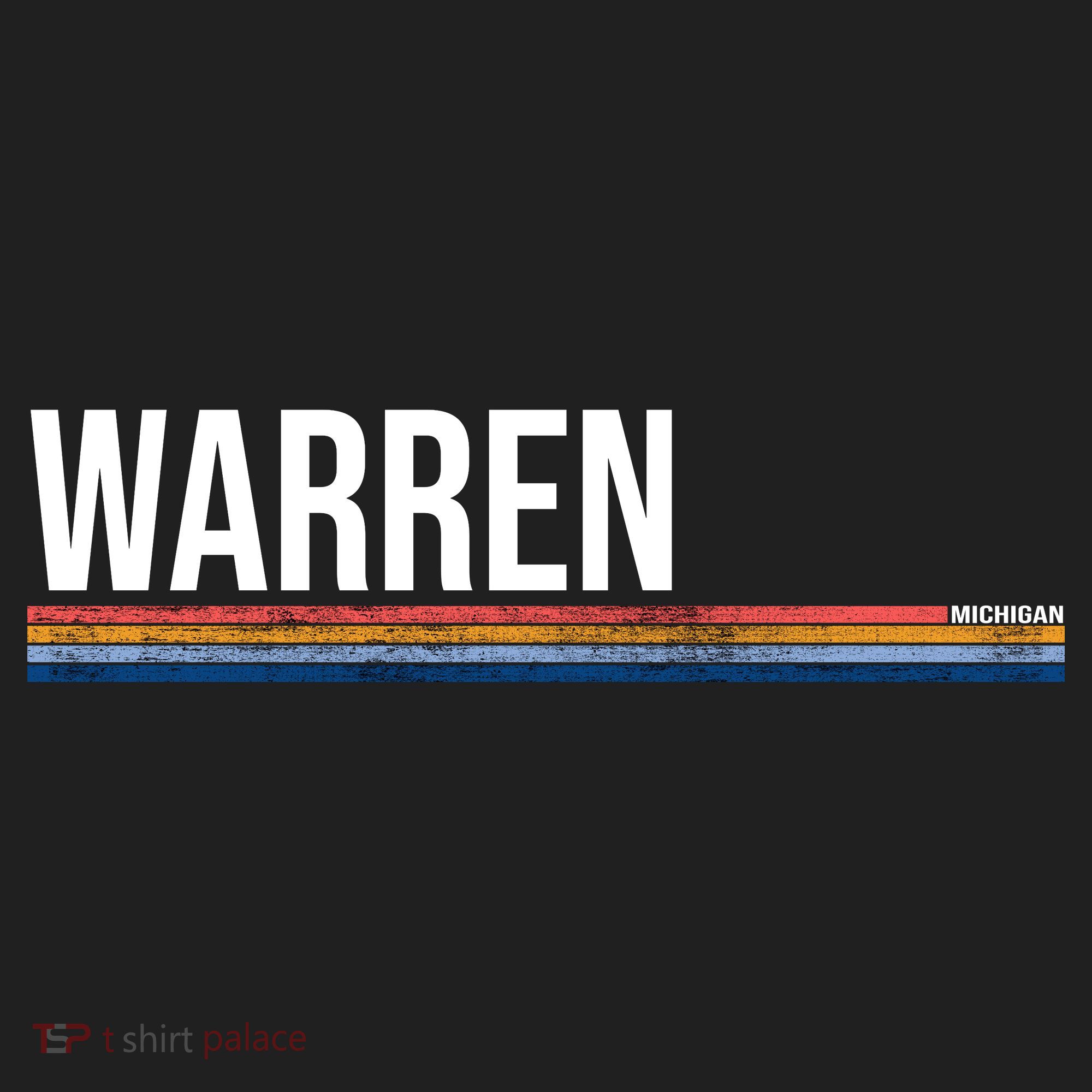 Warren Michigan Retro Logo Beanie