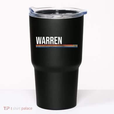 Warren Michigan Retro Logo Tumbler