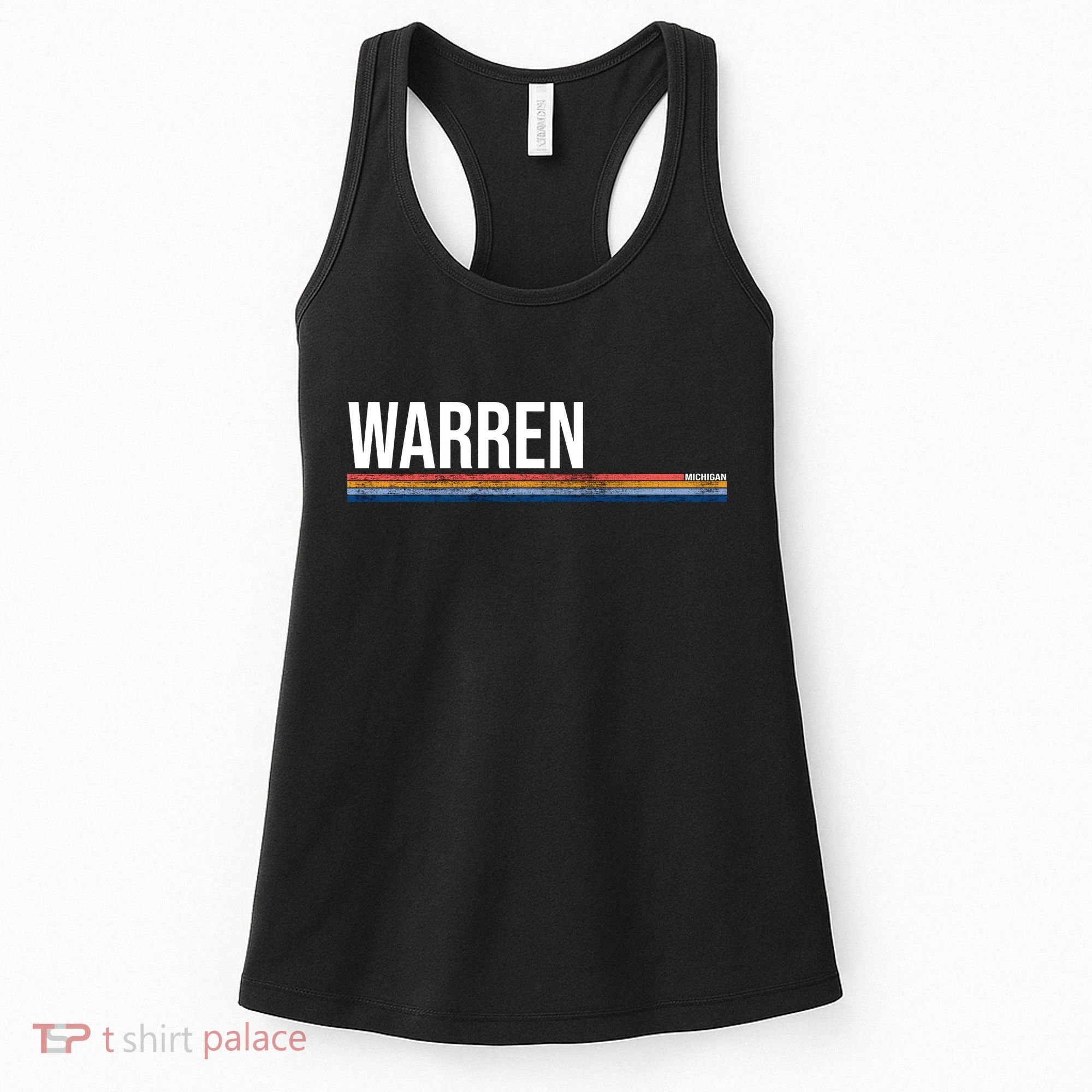 Warren Michigan Retro Logo Women's Tank Top