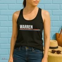 Warren Michigan Retro Logo Women's Tank Top thumb 2
