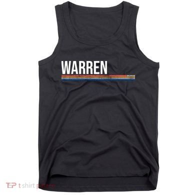 Warren Michigan Retro Logo Tank Top