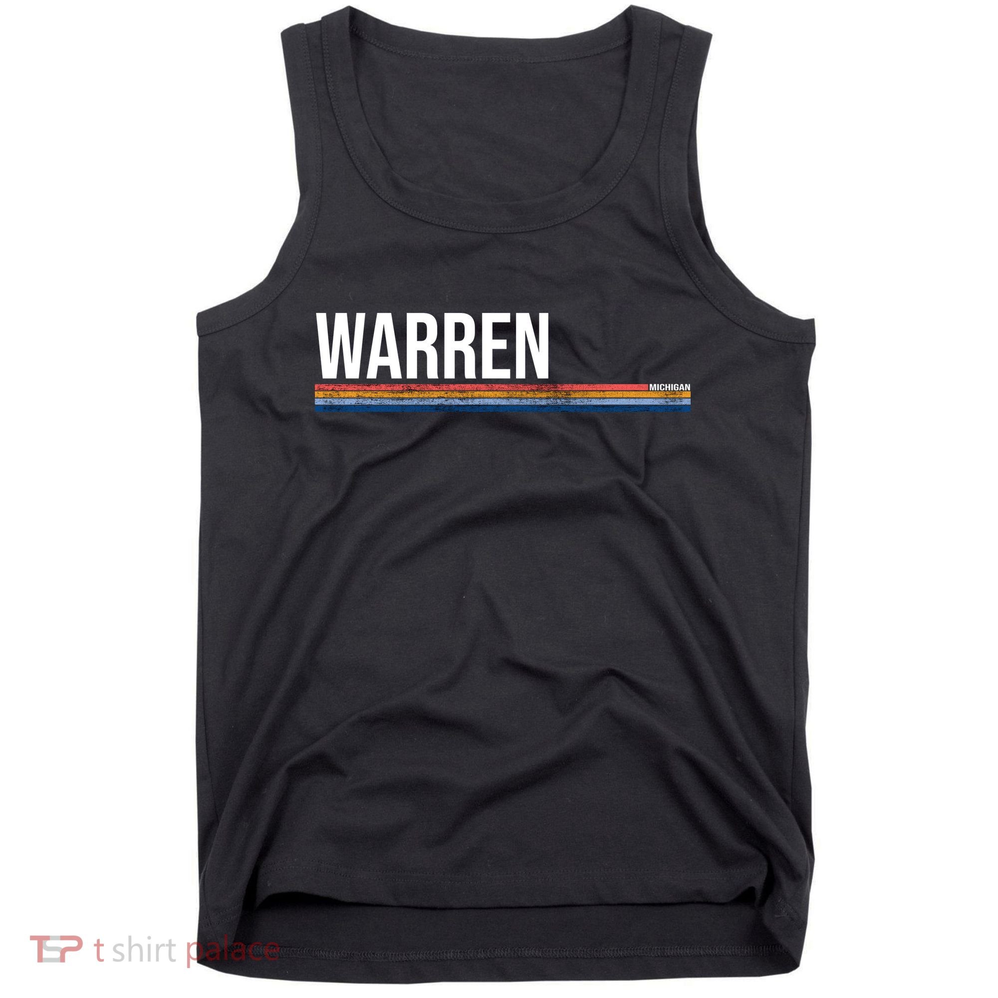 Warren Michigan Retro Logo Tank Top