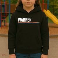 Warren Michigan Retro Logo Kids Hoodie thumb 3