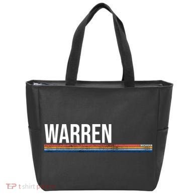 Warren Michigan Retro Logo Tote Bag