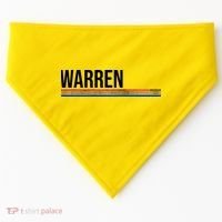 Warren Michigan Retro Logo USA-Made Doggie Bandana thumb 0