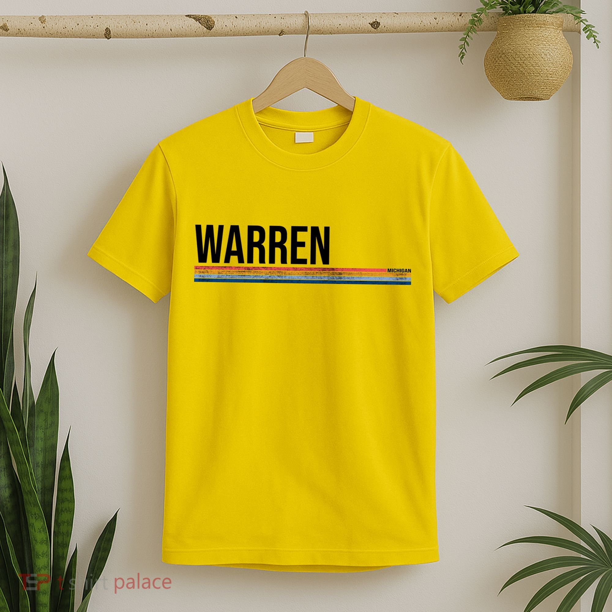 Warren Michigan Retro Logo T-Shirt