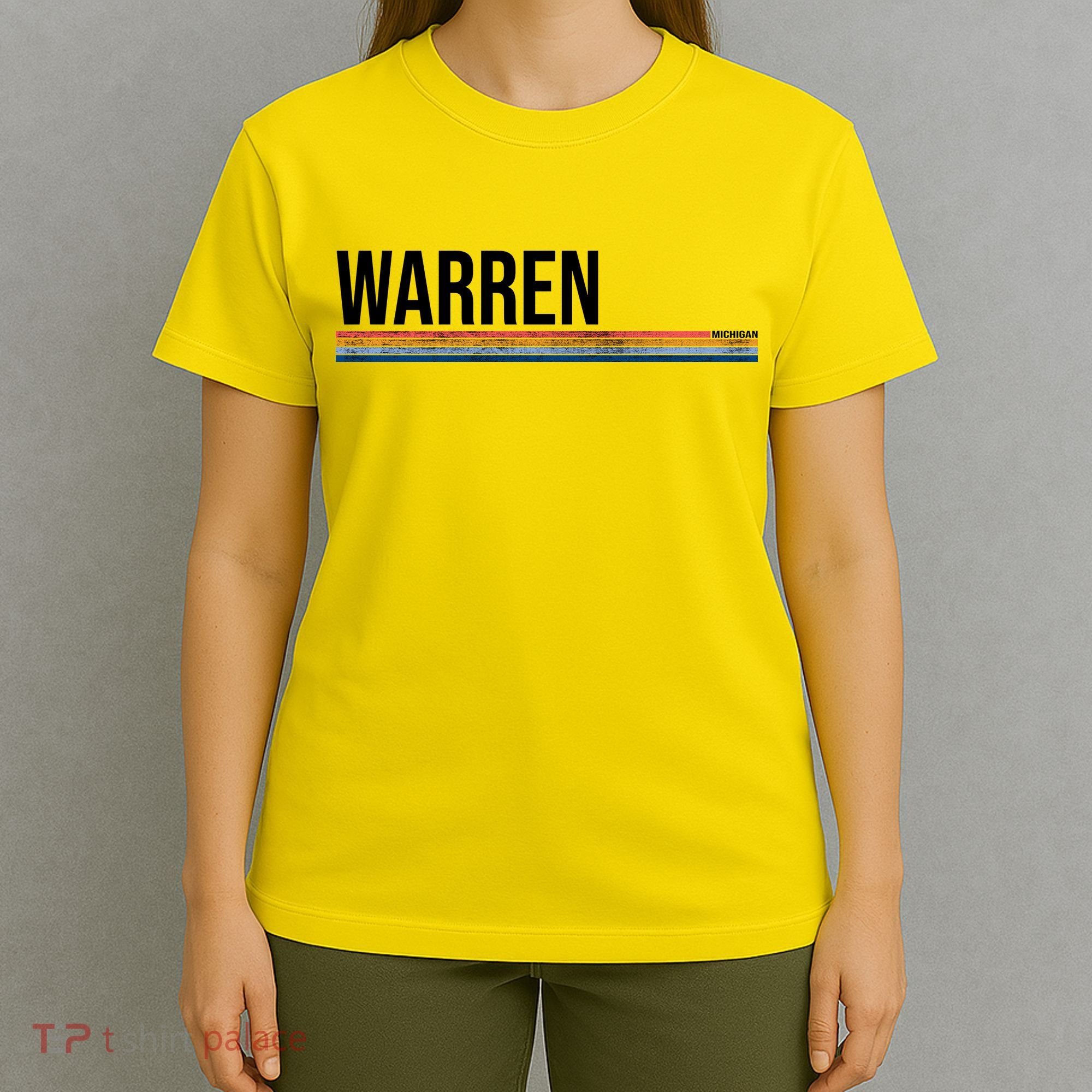 Warren Michigan Retro Logo T-Shirt