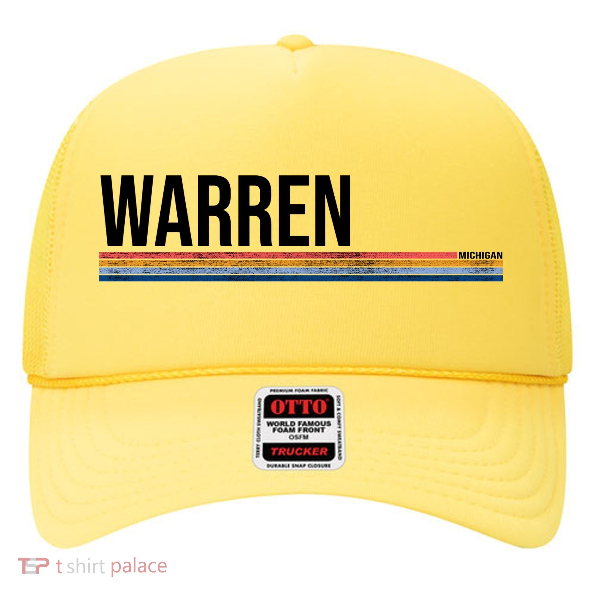 Warren Michigan Retro Logo Hat