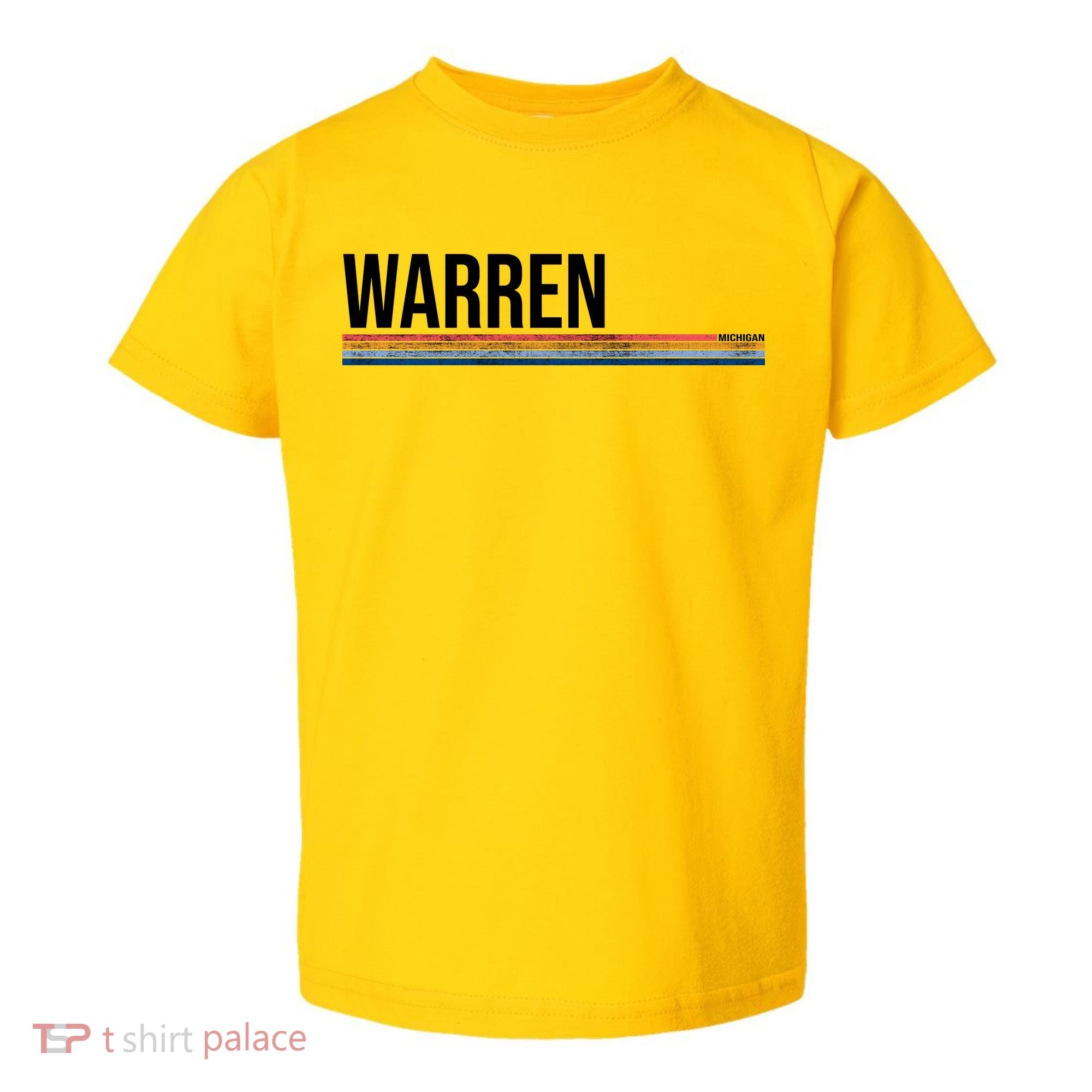 Warren Michigan Retro Logo Toddler T-Shirt