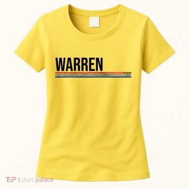Warren Michigan Retro Logo Women's T-Shirt