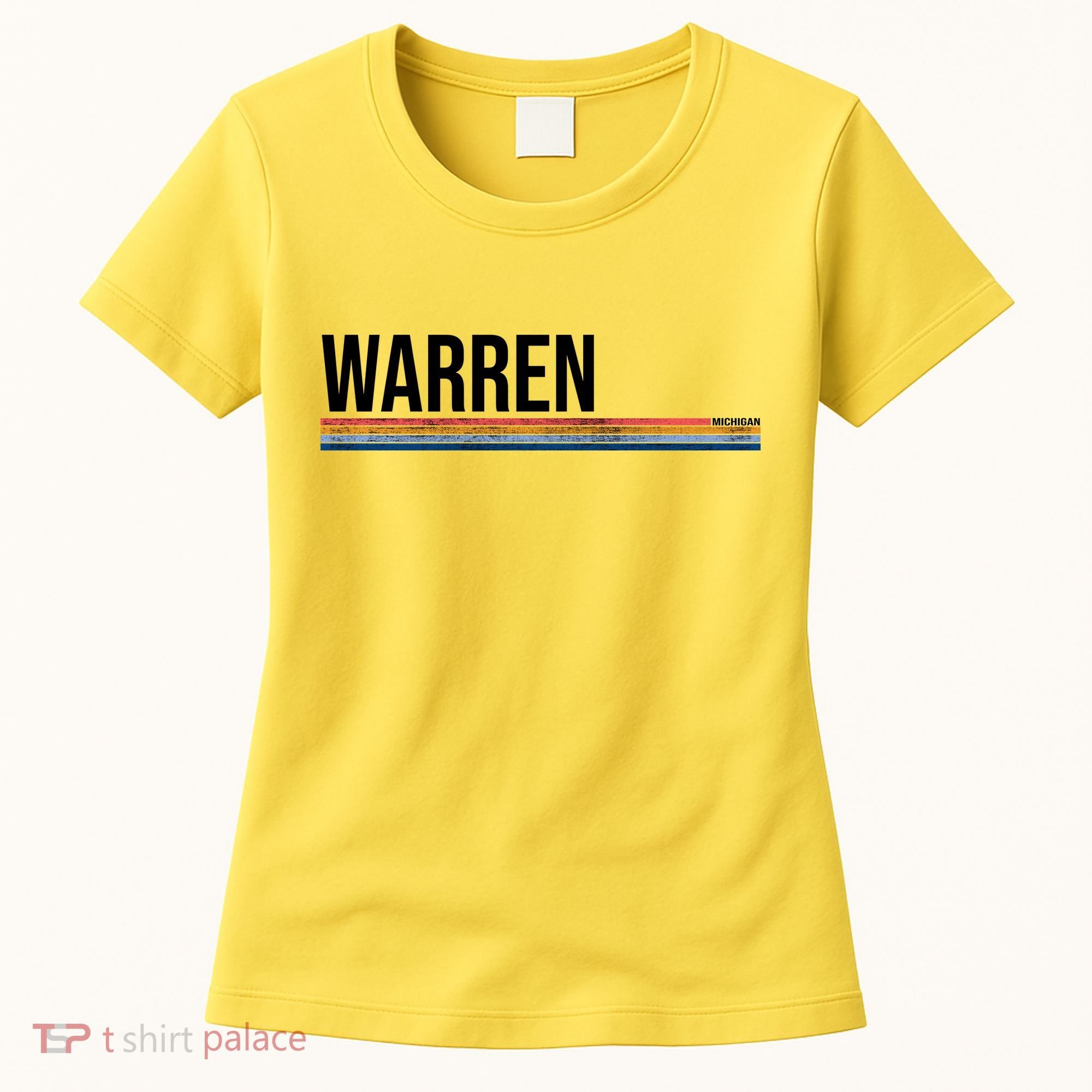 Warren Michigan Retro Logo Women's T-Shirt