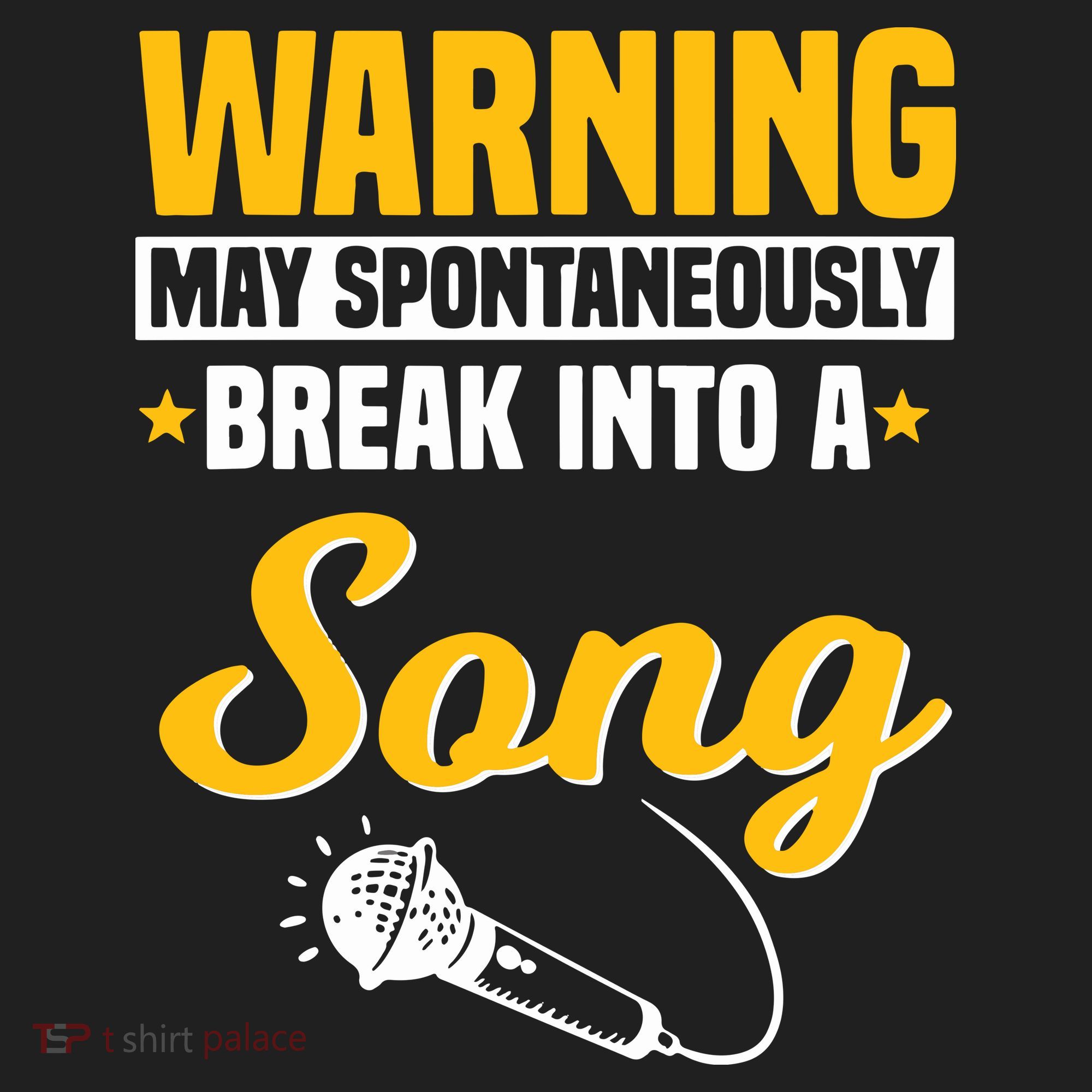 Warning May Spontaneously Break Into A Song Karaoke Lover Women's Sweatshirt