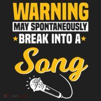 Warning May Spontaneously Break Into A Song Karaoke Lover Beanie thumb 2