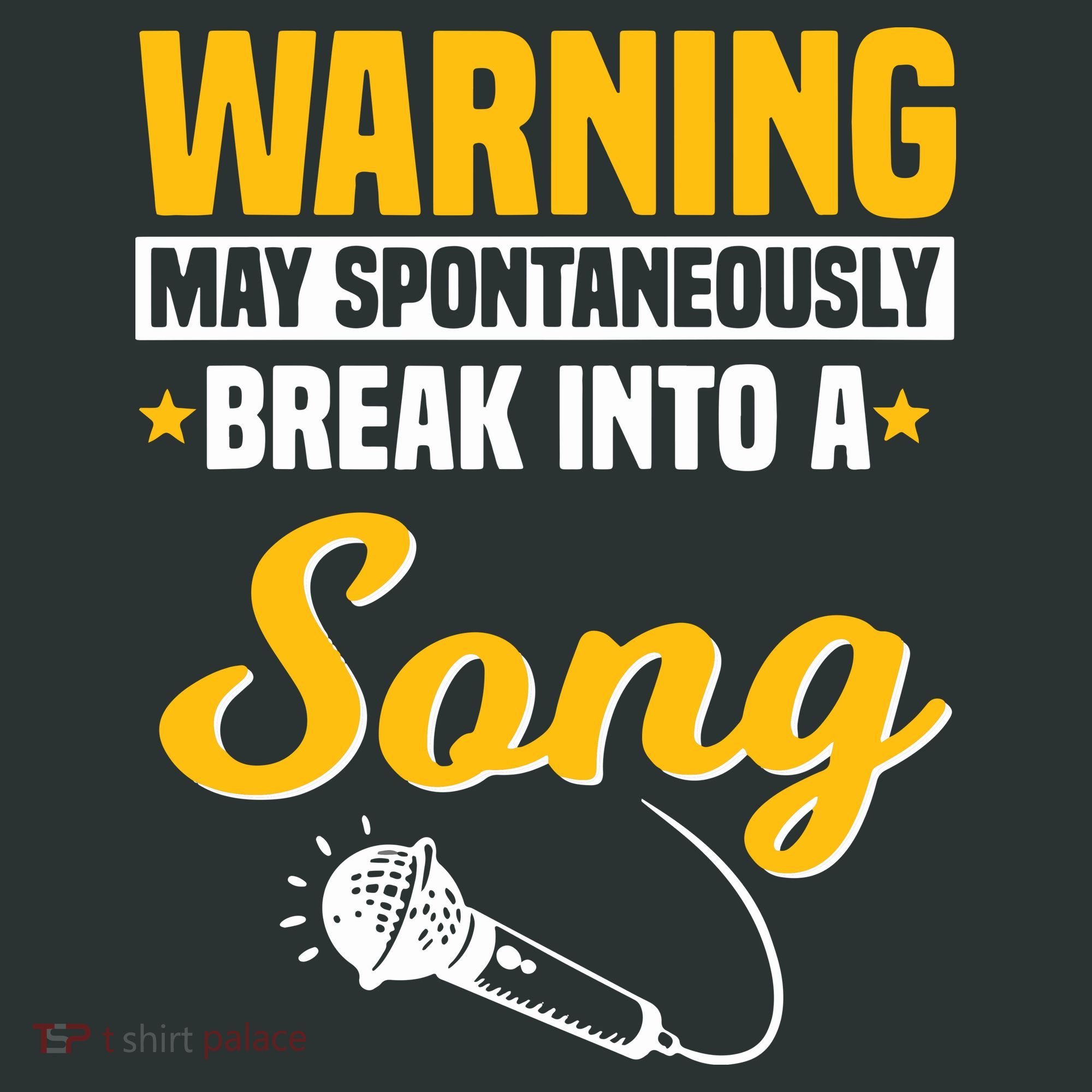 Warning May Spontaneously Break Into A Song Karaoke Lover Women's Long Sleeve Shirt