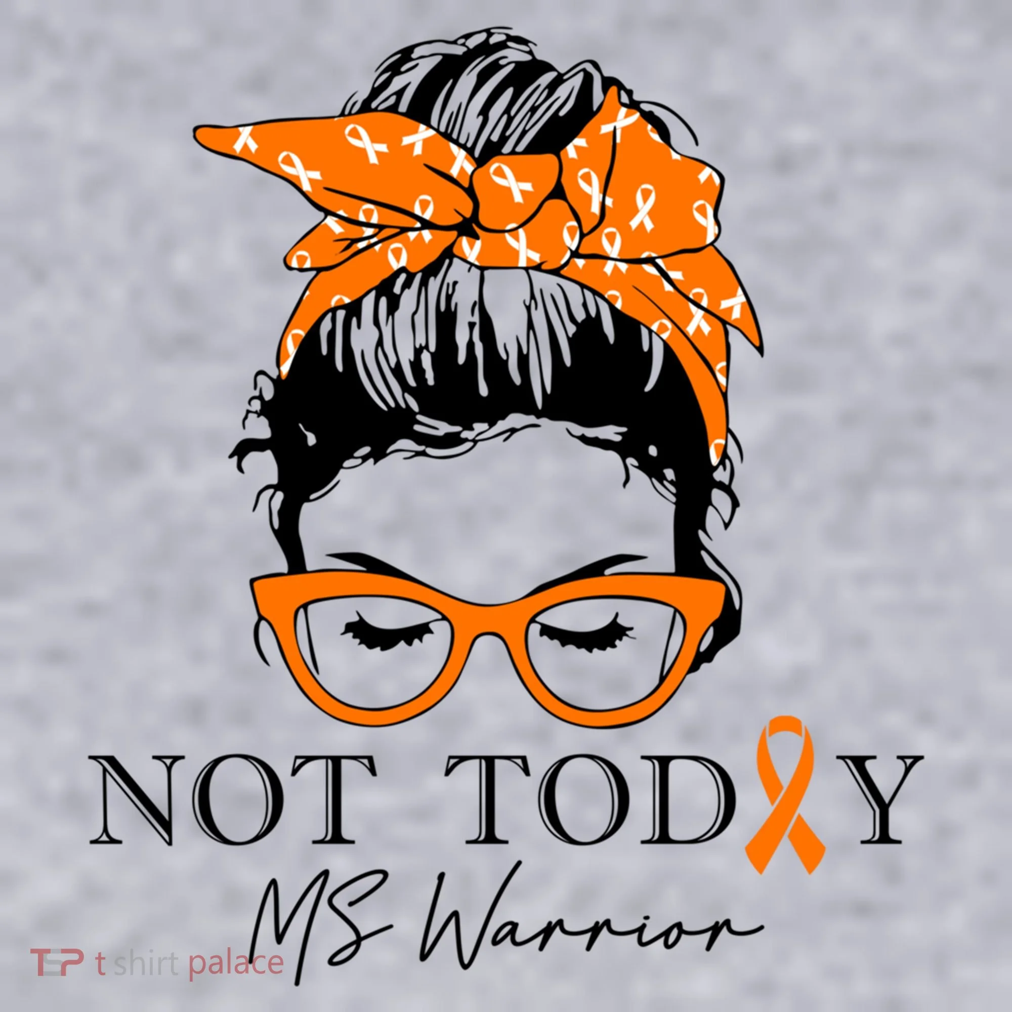 Wo Multiple Sclerosis Awareness Messy Bun Ms Warrior Gift Women's Sweatshirt