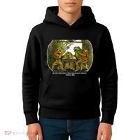 We Must Stop Eating Cried Toad As He Ate Fog And Toad Quote Kids Hoodie thumb 4