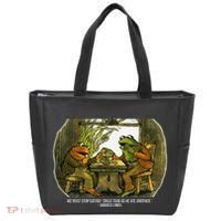 We Must Stop Eating Cried Toad As He Ate Fog And Toad Quote Tote Bag thumb 0