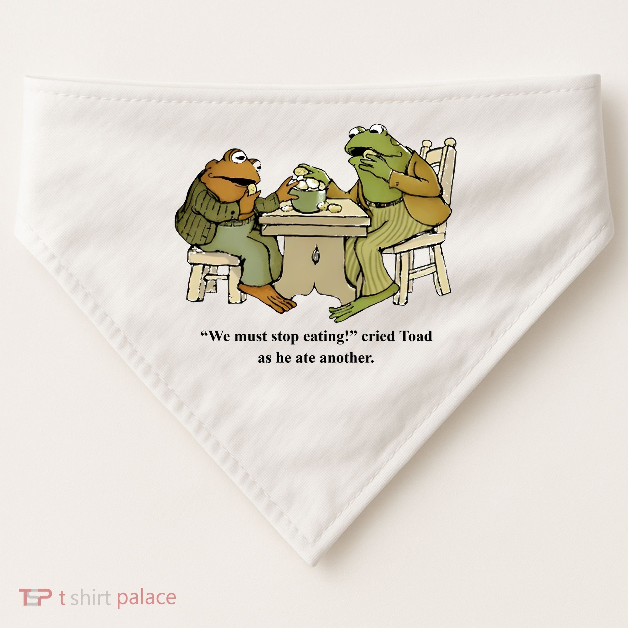 We Must Stop Eating Cried Toad As He Ate Another USA-Made Doggie Bandana