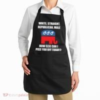 White Male Straight Republican | Funny Republican Gifts Apron thumb 2