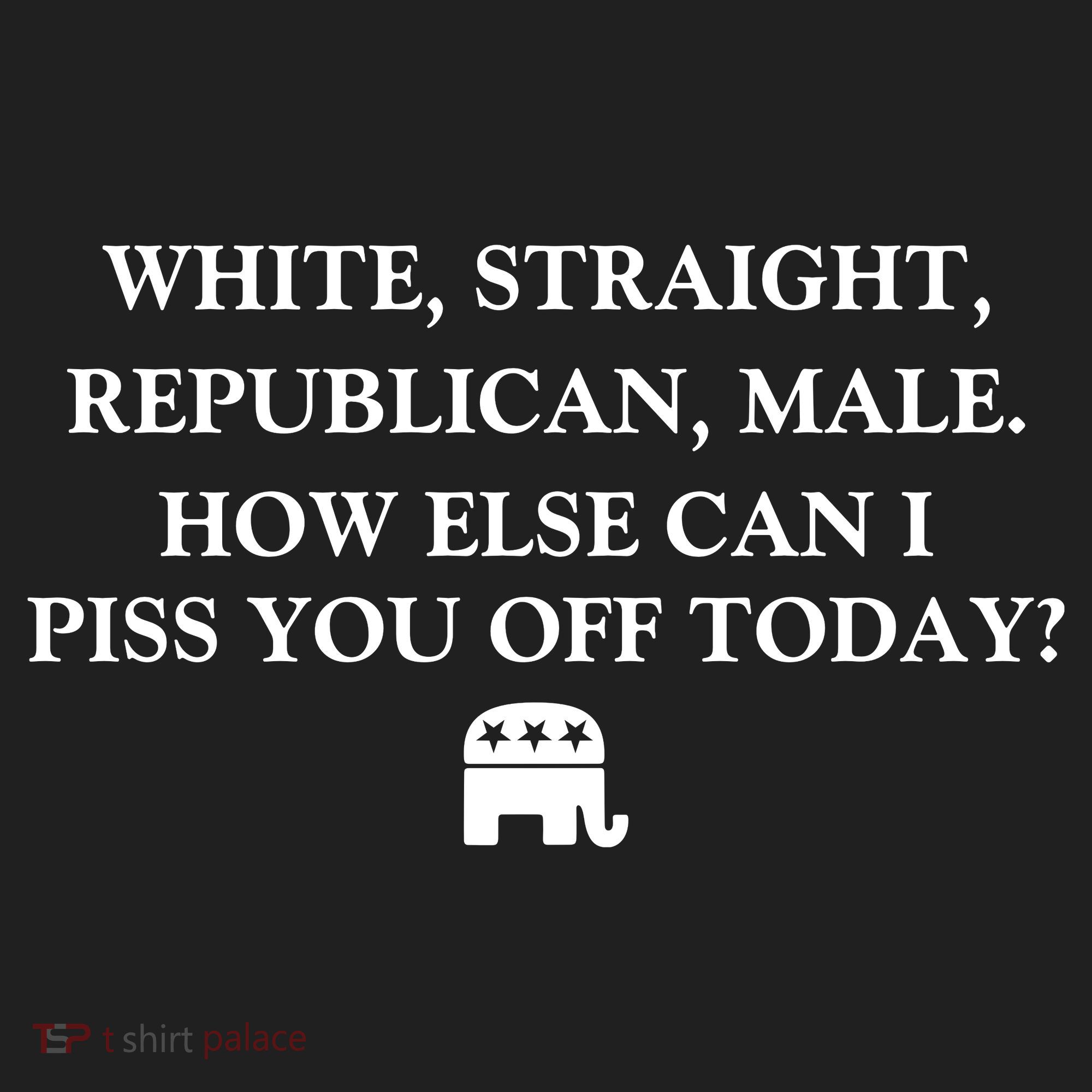 White Male Straight Republican Tumbler