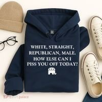 White Male Straight Republican Hoodie thumb 4