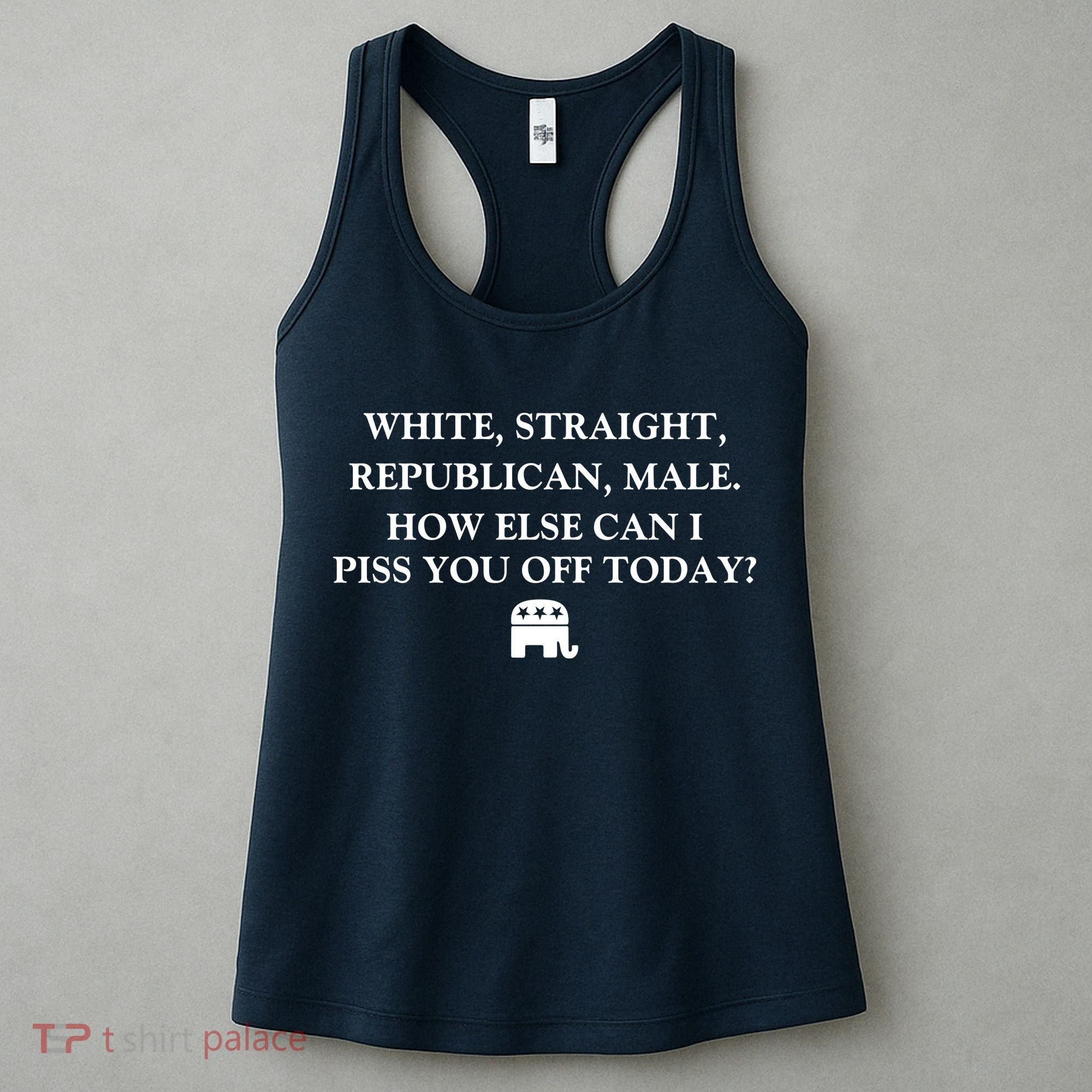 White Male Straight Republican Women's Tank Top