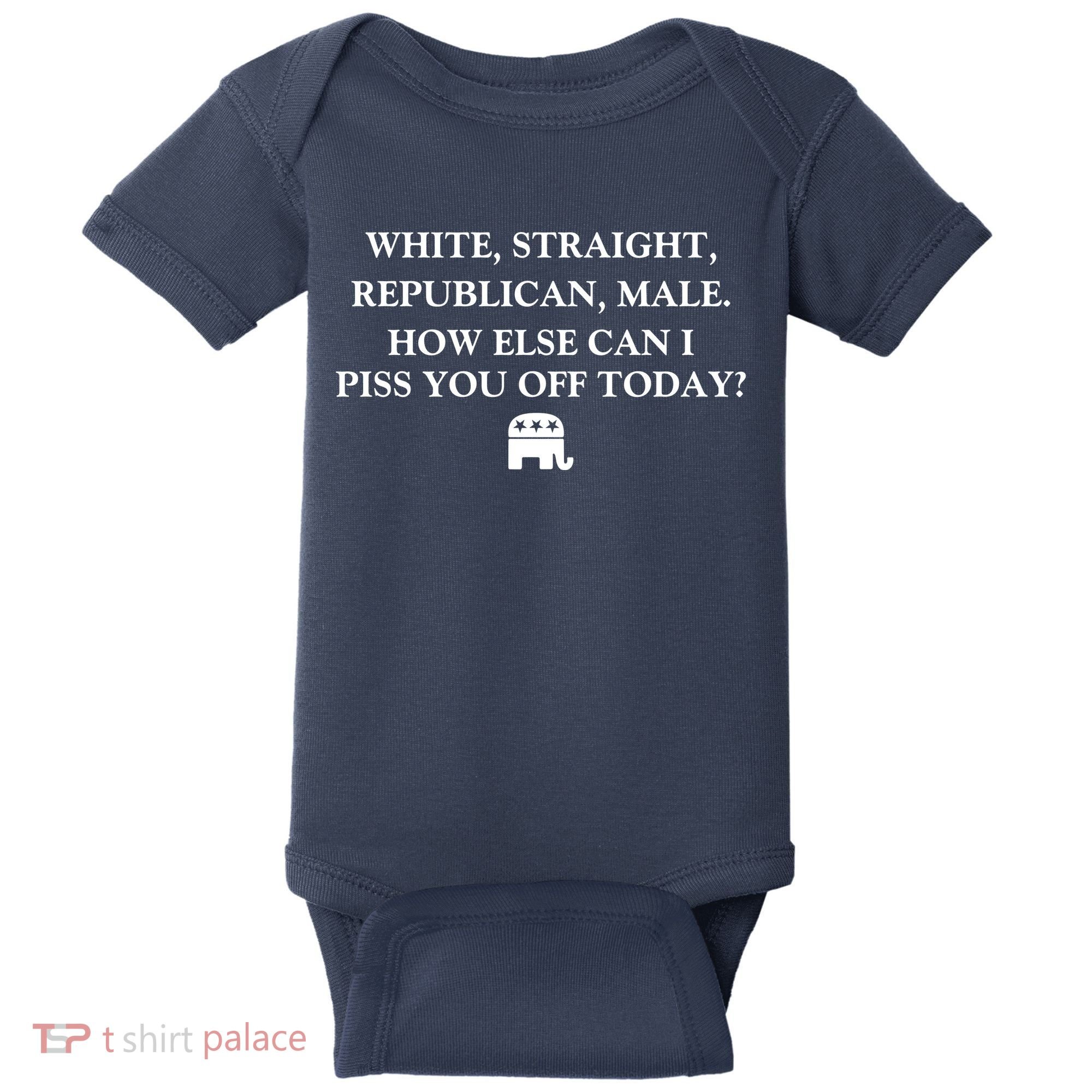 White Male Straight Republican Baby Bodysuit