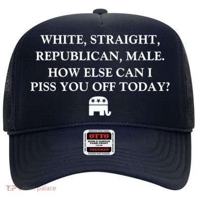 White Male Straight Republican Hat