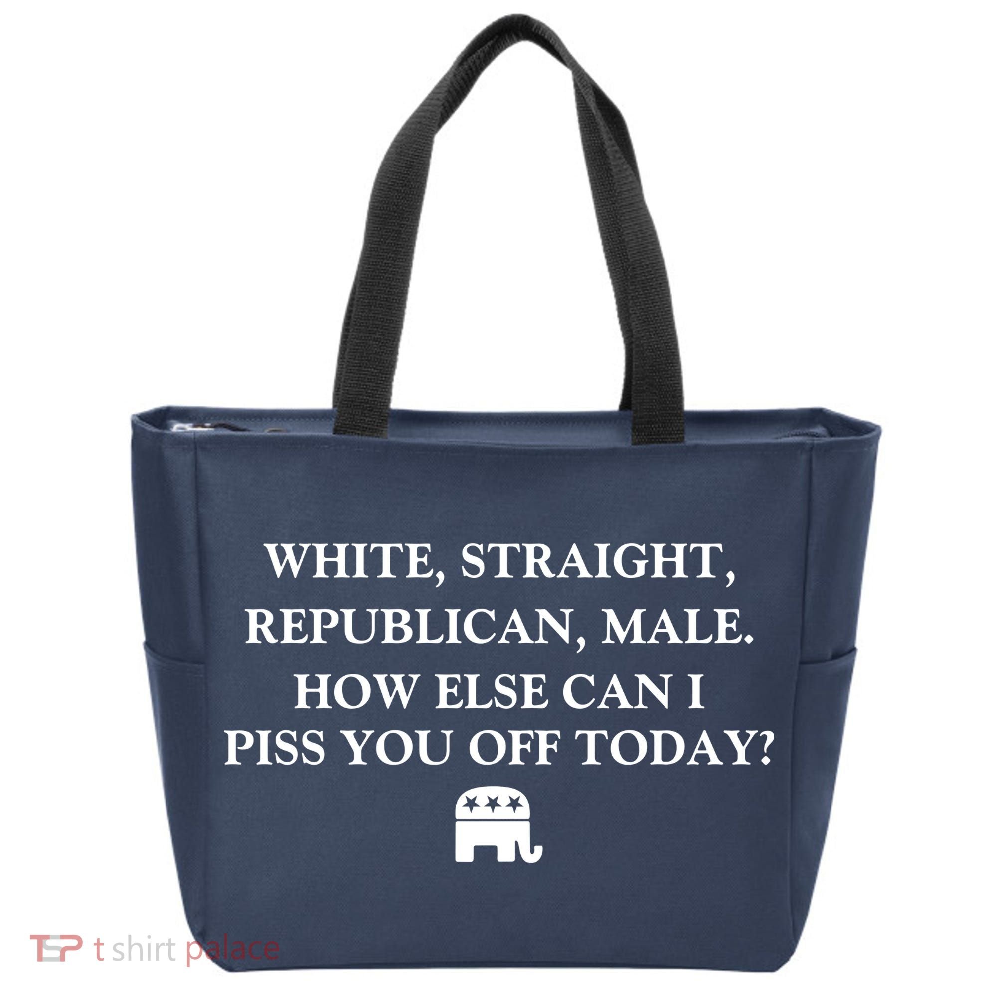 White Male Straight Republican Tote Bag